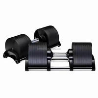 Jeu d'haltères libres réglables, plaques de musculation, équipement de fitness multi-gym, haltères réglables 24kg