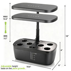 Premium Smart Automated Vertical Hydroponic Growing Systems with LED Lights for Indoor Home Gardening and <b>Vegetable</b> Cultivation - Product Image 5