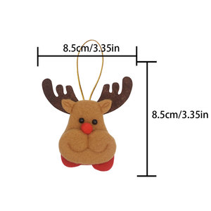 Décorations d'ambiance de Noël : Ornements suspendus Père Noël, Cerf pour Arbre de Noël - Product Image 3