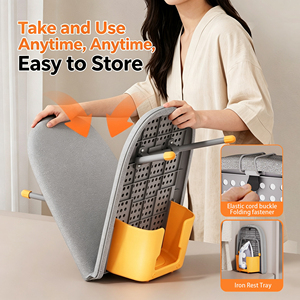 Mini Tabla <span class=keywords><strong>de</strong></span> <span class=keywords><strong>Planchar</strong></span> <span class=keywords><strong>de</strong></span> <span class=keywords><strong>Sobremesa</strong></span> con Organizador <span class=keywords><strong>de</strong></span> Almacenamiento Colgante, Tabla <span class=keywords><strong>de</strong></span> <span class=keywords><strong>Planchar</strong></span> Plegable y Compacta para Espacios Pequeños en el Hogar - Product Image 3