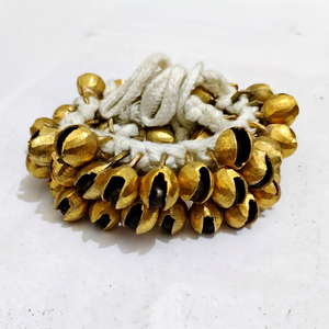 Campanas de Tobillo Hechas a Mano de Latón, Imitación Antigua, Joyería para Pies Ghungroo para Danza Kathak, Bharatanatyam, Danza Clásica, 25+25 Pares - Product Image 1