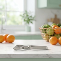 Handmatige groente- en fruit schiller met roestvrijstalen mes, antislip zachte grip, duurzaam, antiaanbaklaag voor koken