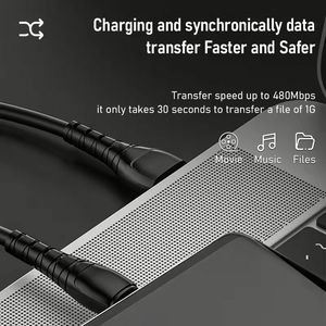 สายชาร์จ2.4A ไมโครชนิด C รองรับการชาร์จเร็วสำหรับโทรศัพท์มือถือ QC3.0 - Product Image 6