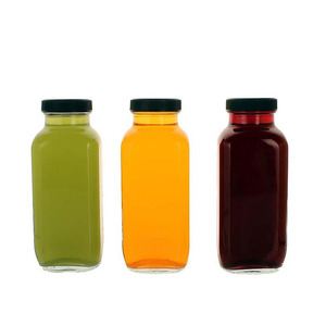 Bán Buôn 250Ml Pháp Vuông Sữa Chai Thủy Tinh Đồ Uống Bao Bì Kombucha Container Với Nhựa Nắp Vặn - Product Image 6