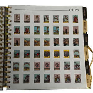 Tarot Jornal com folha de ouro Gold Corner Elastic Band Tab Páginas e adesivos Impressão personalizada - Product Image 4