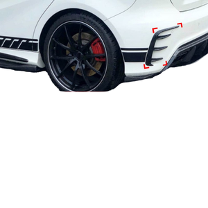 Kit d'autocollants de pare-chocs arrière pour Mercedes Classe A W176 A200 A260 (2013-2018) – Lame d'air en ABS finition brillante – Vente transfrontalière - Product Image 1