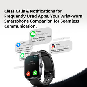 Montre connectée Gts12, écran Tft, résolution 320x386, suivi du rythme cardiaque et du sommeil, <span class=keywords><strong>Assistant</strong></span> vocal Ai, étanche Ip68, bracelet en Silicone - Product Image 5