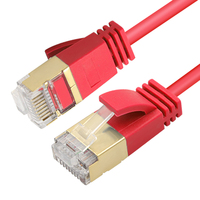 Liansu Linksup 0.2m-50m câble réseau cat6a lan câble FTP cat 6a câble ethernet rj45 cordon de raccordement mince pour ordinateurs portables