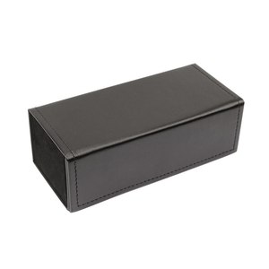 Custodia per occhiali nera pieghevole, stoffa impermeabile, custodia per occhiali in cartone, con Logo personalizzato - Product Image 3