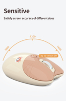 Usine en gros 2.4G clavier souris sans fil Combo avec belle souris design en forme de chat pour une utilisation par téléphone en stock!