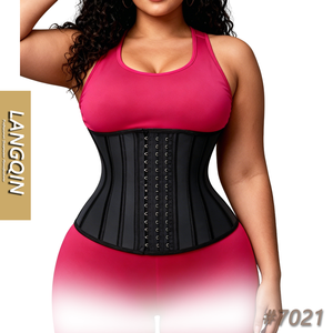 Ceinture gainante OEM personnalisée en silicone et élasthanne sans couture, contrôle moyen, pour femme, ajustement parfait, amincissante et sculptante pour le ventre - Product Image 1