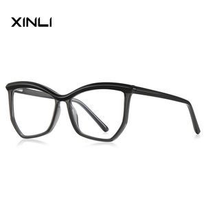 กรอบแว่นตาดีไซน์ใหม่ XINLI2161 แฟชั่นกรองแสงสีฟ้าสำหรับผู้หญิง - Product Image 3