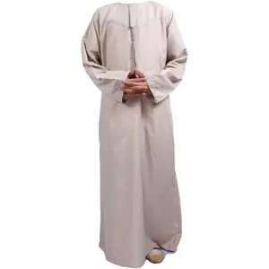 2022 Traditional Muslim Clothing Accessories Classical Abaya Design Thobe Wholesale Islamic Kids Muslim Clothing