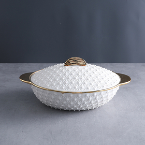 Venta al por mayor <span class=keywords><strong>de</strong></span> cocina, olla <span class=keywords><strong>de</strong></span> cocina <span class=keywords><strong>de</strong></span> cerámica blanca lisa, olla <span class=keywords><strong>de</strong></span> sopa <span class=keywords><strong>de</strong></span> <span class=keywords><strong>porcelana</strong></span> <span class=keywords><strong>de</strong></span> lujo con tapa - Product Image 5