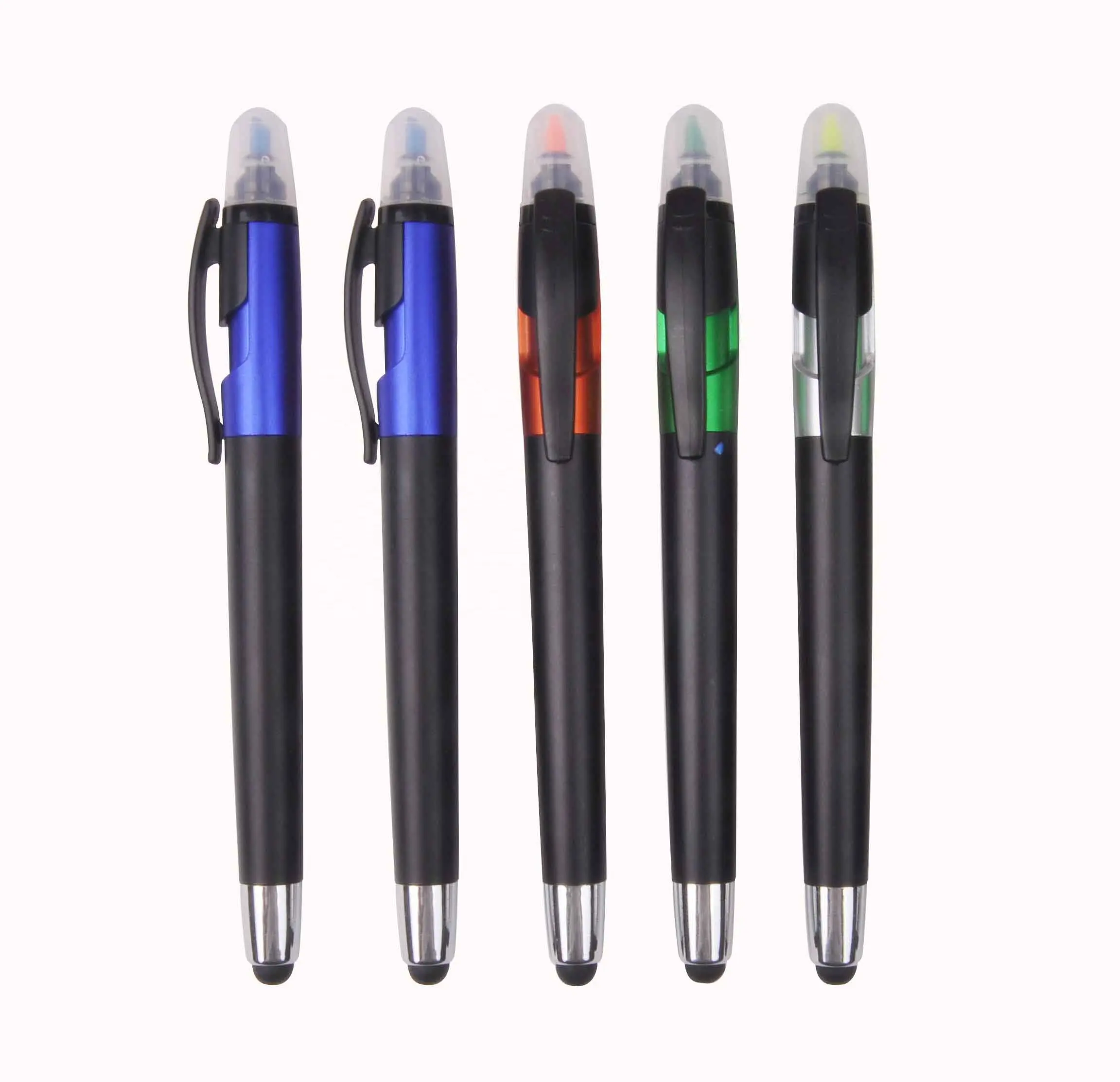 متعددة الوظائف 3 في 1 قلم مع قلم تمييز
