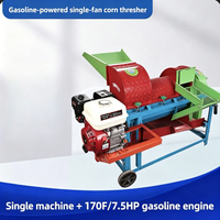 Machine à battre polyvalente pour usage domestique, décortiqueuse-batteuse automatique pour maïs, soja, sorgho, colza, blé et riz paddy