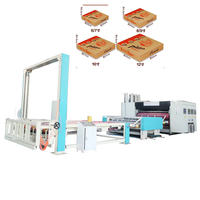 Machine automatique de découpe et de rainurage pour boîtes à pizza électriques, boîtes à fruits, avec PLC pour boîtes en carton, érecteur de cartons