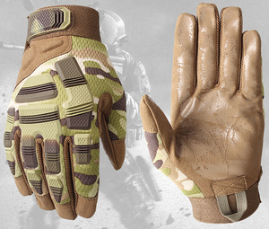 ถุงมือยุทธวิธี HBTG02 KPU สำหรับตั้งแคมป์ ทนทาน ป้องกันนิ้วมือด้วย TPR รองรับหน้าจอสัมผัส ป้องกันการกระแทก พร้อมแผ่นซิลิโคนป้องกันเต็มนิ้ว - Product Image 6