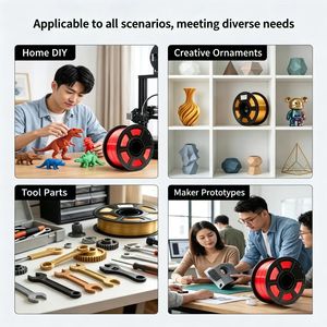 Vente directe du fabricant, consommables d'impression 3D <span class=keywords><strong>PLA</strong></span>+, <span class=keywords><strong>fil</strong></span> de soie de haute qualité, diamètre 1,75 mm, stock neuf, MakePlanet <span class=keywords><strong>PLA</strong></span>-01 - Product Image 4