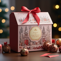 Boîtes en carton personnalisées en forme de livre, réutilisables, pour chocolats, bonbons et emballages cadeaux, vente en gros