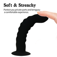 SEXBAY - Dildo de Silicona Realista de 5 Pulgadas con Ventosa Superfuerte para Uso Masculino y Femenino
