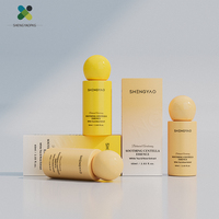 Flacon en plastique PET givré de 60 ml avec bouchon à vis pour toner, essence florale, eau florale, sérums hydratants pour le visage, cosmétiques
