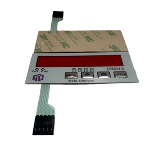 Nhà máy tùy chỉnh Tactile dập nổi nút 4 phím màng chuyển đổi màng bàn phím với 3m467 dính cho thiết bị điện - Product Image 4
