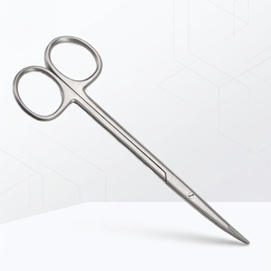 Tijeras Manuales de Acero Inoxidable para Uso Médico, Rectas y Curvas con Punta Roma, de Satinsky, Certificadas CE Clase I, para Cirugía Plástica y Cosmética - Product Image 3