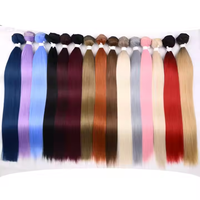 Extensiones de Cabello Sintético Rizado Francés de Calidad de Fábrica para Trenzas, Cabello Liso para Trenzar, Extensiones de Cabello Natural