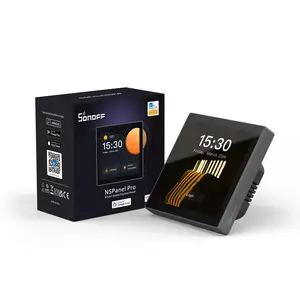 Sonoff Nspanel Pro Smart Home Bedieningspaneel 3.95 Inch Volledig Aanraakscherm Eu Wifi Zigbee Slimme Thermostaat Display Schakelaar