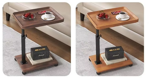 Mesa auxiliar de madera de diseño nórdico moderno, estante de café cuadrado para uso doméstico, mesa de esquina en forma de <span class=keywords><strong>C</strong></span> para sala de estar y dormitorio - Product Image 5