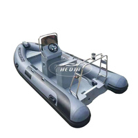 Bateau pneumatique CE 15,8 pieds Rib480B, bateau pneumatique Rib 480 avec cabine, bateaux pour la pêche, bateau pneumatique avec moteur