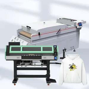 DTF printer i3200 flatbed garment printer tshirt clothing imprimante dtf shaker and dryer dtg dtf printer printing machine set