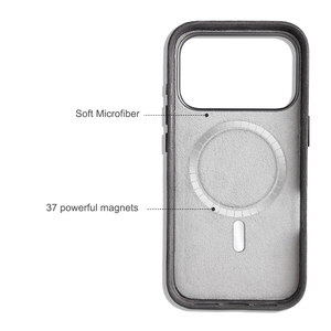 Cashmere Leather Magnetic trường hợp điện thoại với microfiber mềm cho Iphone 17 Pro Max 17 Air kim loại máy ảnh trường hợp chống sốc - Product Image 6