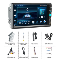 Autoradio universel double DIN avec écran 7 pouces, CarPlay sans fil, Android Auto, Type-C, Bluetooth, autoradio Android 7 pouces