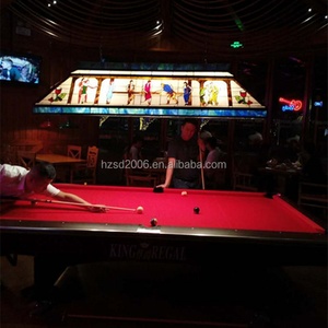 Lámpara de Mesa de Billar Tiffany, Estilo Europeo, LED 2700K, Luz Blanca Cálida, Forma Rectangular, para Hogar, Bar, Comedor, en Oferta - Product Image 2