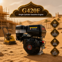 Moteur à essence robuste G420F, résistant aux hautes températures, idéal pour le travail en milieu désertique, pour compacteur de plaques et pompe à eau, fonctionnement 24h/24