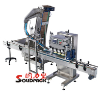 Machine de scellage automatique de bouchons en plastique Solidpack, machine de capsulage de bouteilles, machine de vissage de bouchons