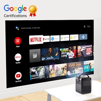 Mini Proyector LED DLP Portátil 2022, 4K 3D Android Smart WIFI, Cine en Casa para Teléfono Inteligente, Tableta y PC