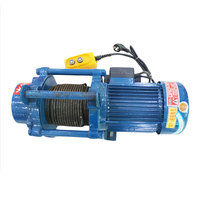 ROHO Nouvelle Treuil Électrique Portable 1 Tonne 220V pour Usage Domestique avec Télécommande, en Acier Allié Durable, Câble de 6mm, pour Garage et Bricolage