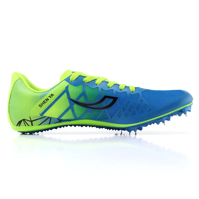 Wholesale men and women high quality running shoes fashion mesh athletic spike