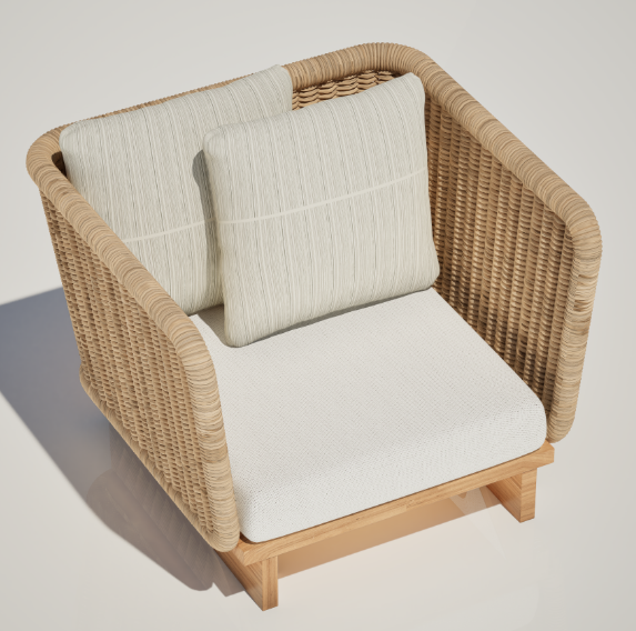 Sofá de un solo asiento