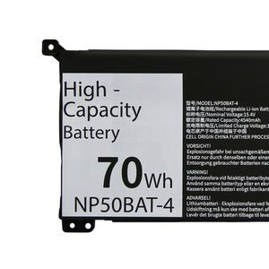 Batería Recargable NP50BAT-4 de 70Wh, Repuesto para Portátiles Raytheon 911M TR HJK Rainbow Star X15 - En Existencia - Product Image 3