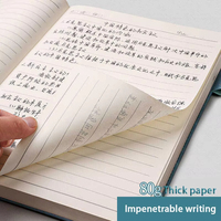 Carnet de notes A5 personnalisable en cuir, journal intime, agenda rigide, couverture en PU lignée – Vente en gros fabricant