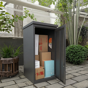 Paquete de almacenamiento al aire libre de pie Extra grande Premium JDY, buzón impermeable de alta calidad para espacio de oficina, antirrobo a prueba de herrumbre - Product Image 1