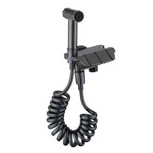 Pistolet de pulvérisation haute pression pour toilettes, type clavier de piano, pression d'eau réglable, kit de nettoyage à eau froide - Product Image 4