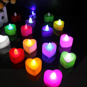 Luces de té de color de bodas en forma de corazón románticas LT240058 Luz de vela de plástico vela <span class=keywords><strong>LED</strong></span> Luz de vela <span class=keywords><strong>Led</strong></span> en forma de corazón - Product Image 6