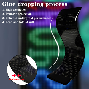 Led-Matrix-pixel-Panel Matrix Panel Led 12 cm Aplicación inteligente Programable Diy Devil Eyes Light <span class=keywords><strong>Animat</strong></span> Eyes on Truck - Product Image 4