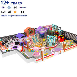 Équipement de terrain de jeu intérieur pour enfants doux et durable approuvé par le TUV pour enfants avec balle et narration interactive pour la <span class=keywords><strong>maternelle</strong></span> - Product Image 1