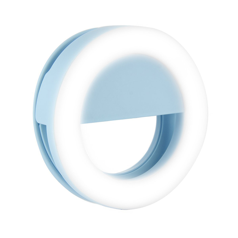 Горячая Распродажа, 36 светодиодов, Мини Портативная Кольцевая вспышка для селфи, светодиодная вспышка с зажимом со стразами на мобильном телефоне RK14